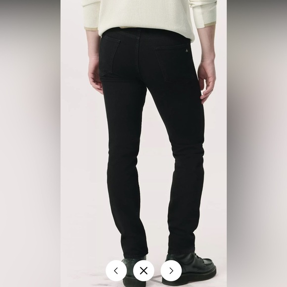 Rag & Bone Men’s Black Fit 1 Extra Slim 30 - Picture 3 of 9